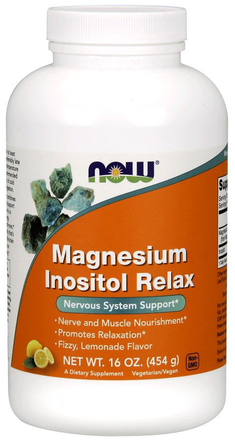 NOW Foods Magnesium Inositol Relax Powder (454g)