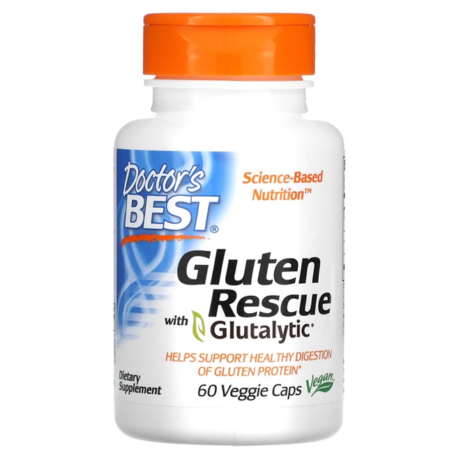 Doctor's Best Gluten Rescue with Glutalytic (60 caps)