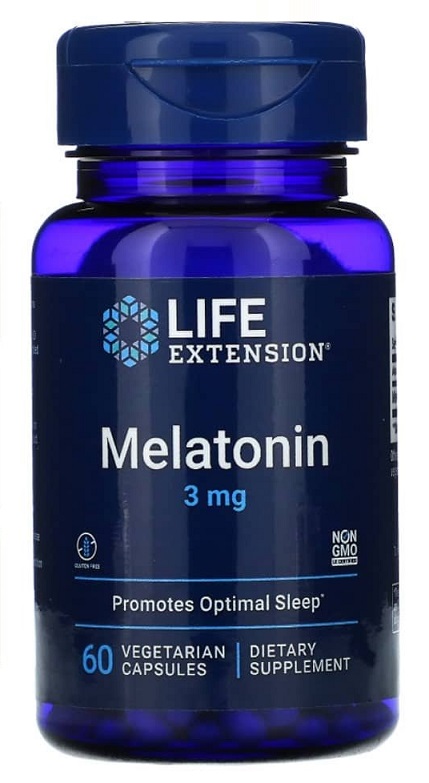Life Extension Melatonin, 3mg (60 caps)