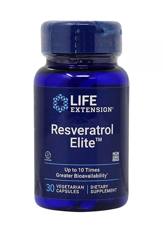 Life Extension Resveratrol, 100mg (60 caps)