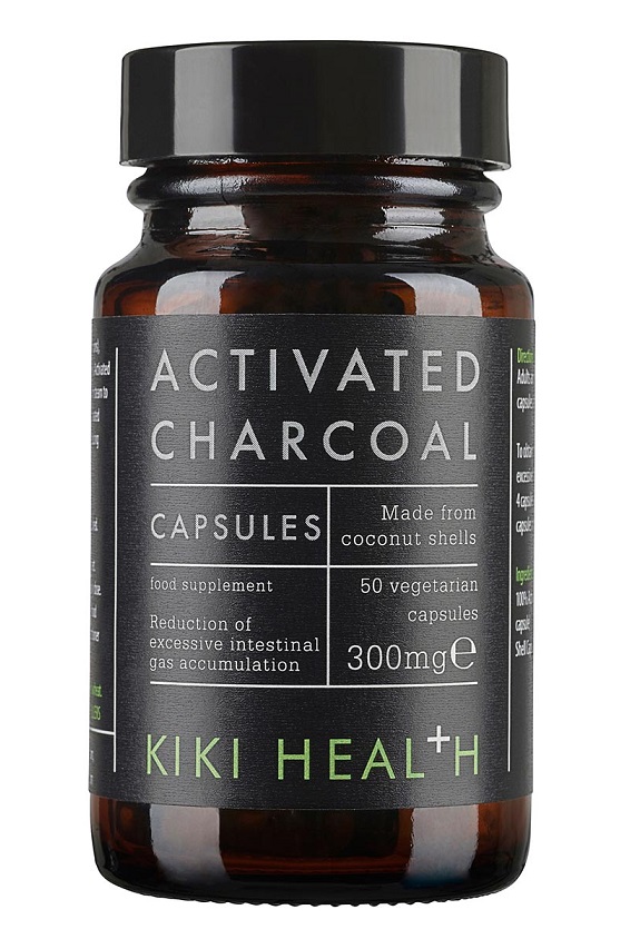 KIKI Health Activated Charcoal, 300mg (50 caps)