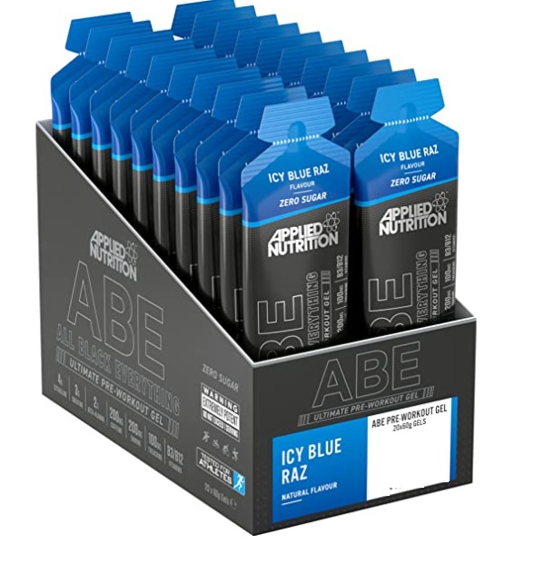 Applied Nutrition ABE - All Black Everything Gel, Icy Blue Raz (EAN 5056555202302) - 20 x 60g