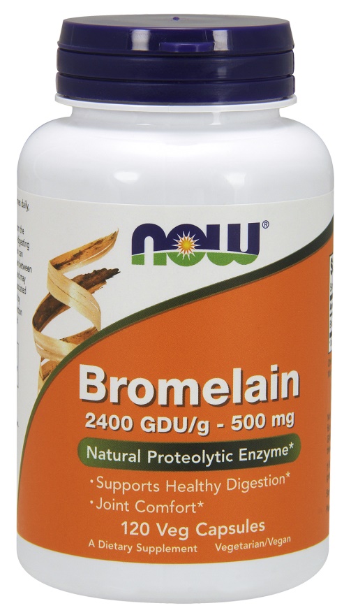 NOW Foods Bromelain, 500mg (120 caps)