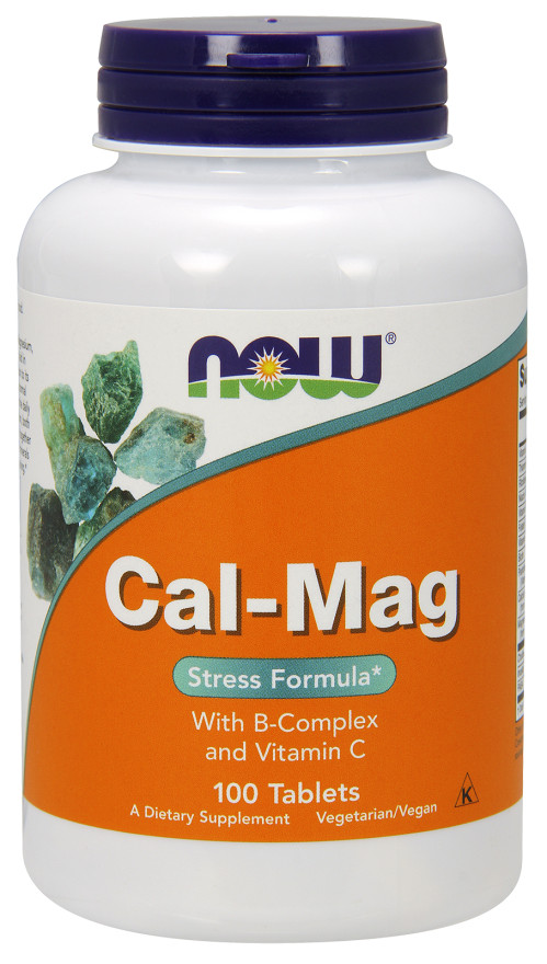 NOW Foods Cal-Mag with B-Complex and Vitamin C (100 tab)