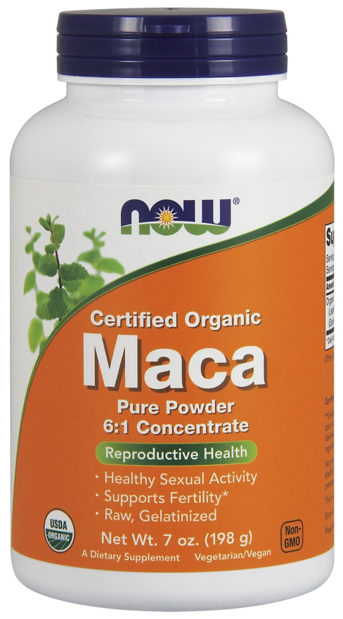 NOW Foods Maca 6:1 Concentrate, Pure Powder (198g)