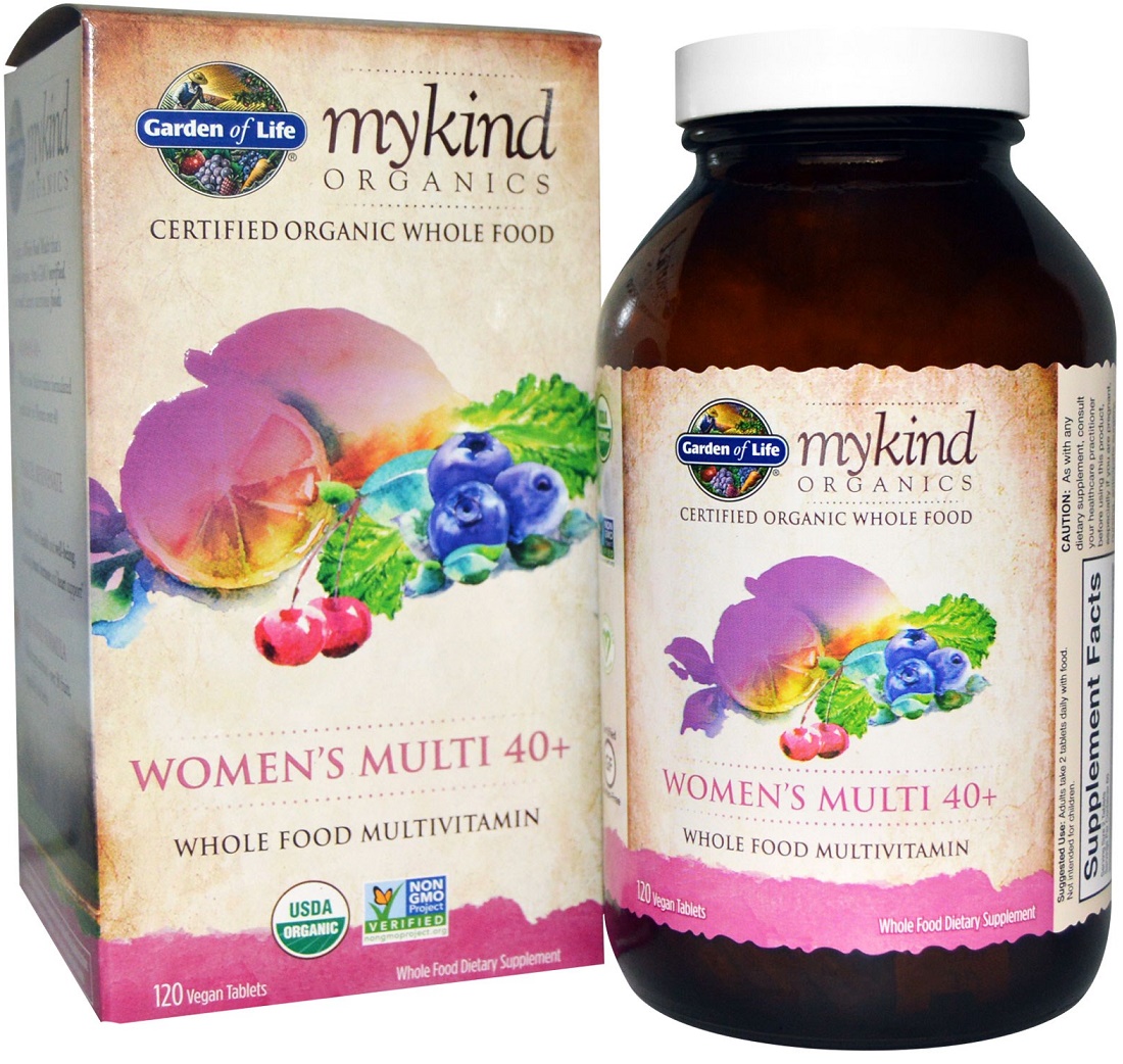 Garden of Life Mykind Women's Multi 40+ - 120 vegan tablets
