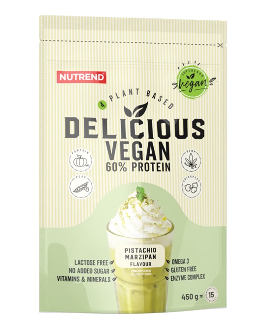 Nutrend Delicious Vegan, Pistachio Marzipan - 450g