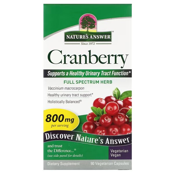 Nature's Answer Cranberry, 800mg - 90 vcaps