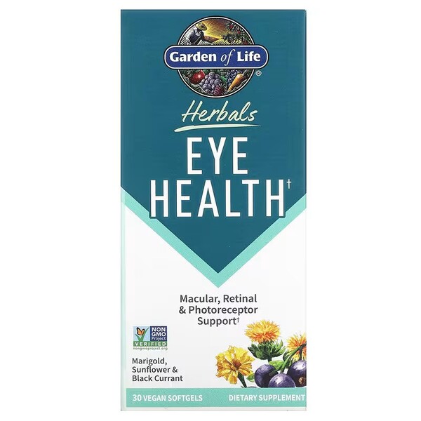 Garden of Life Herbals Eye Health - 30 vegan softgels