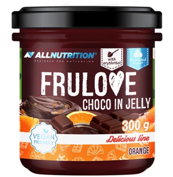 Allnutrition Frulove Choco In Jelly, Orange - 300g